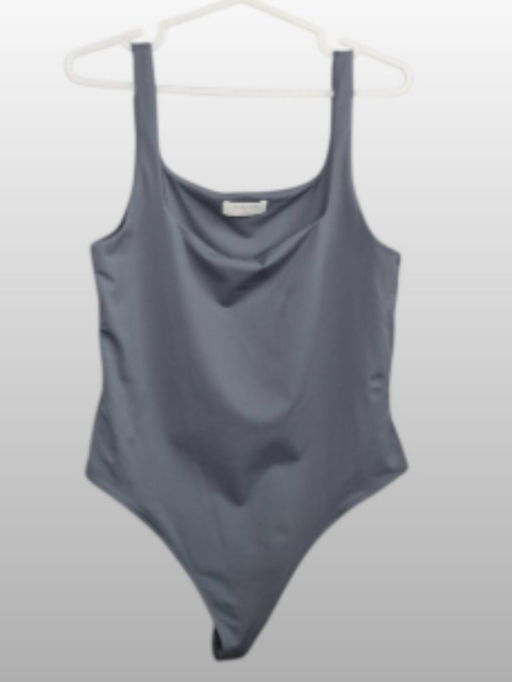 Babaton Aritzia One-Piece Bodysuit Women's Size XL Grey Bodycon